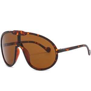 - BLACK or LEOPARD PRINT Chic Oversized women AVIATION Sunglasses *NEW*
